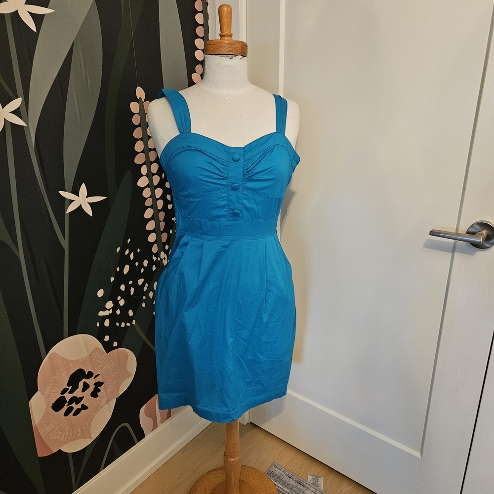 Le Chateau Vibrant Blue Mini Dress